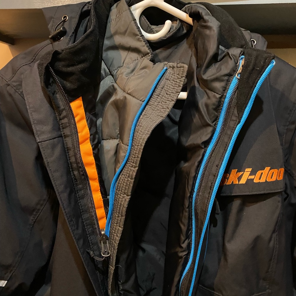 Black Skidoo Snowmobiling Jacket